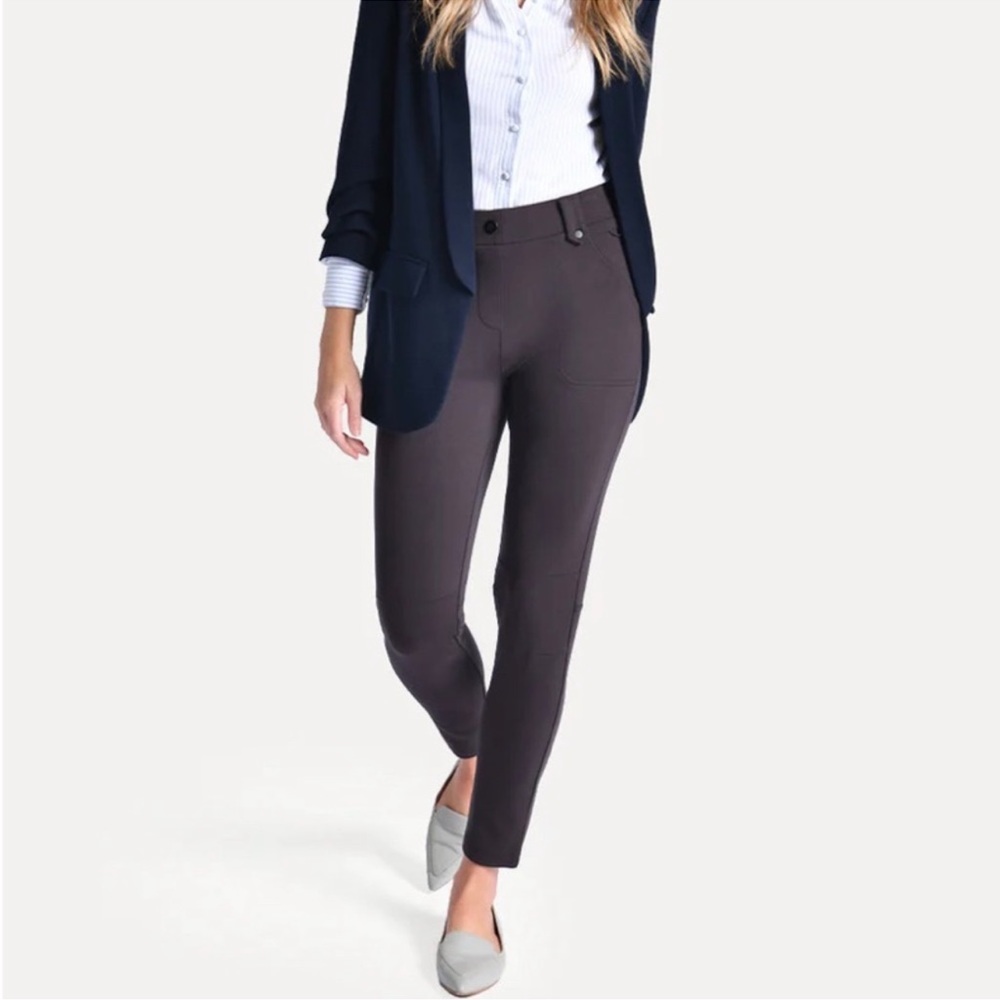 Betabrand Utility Slate Twill Gray Pants Size Small Petite